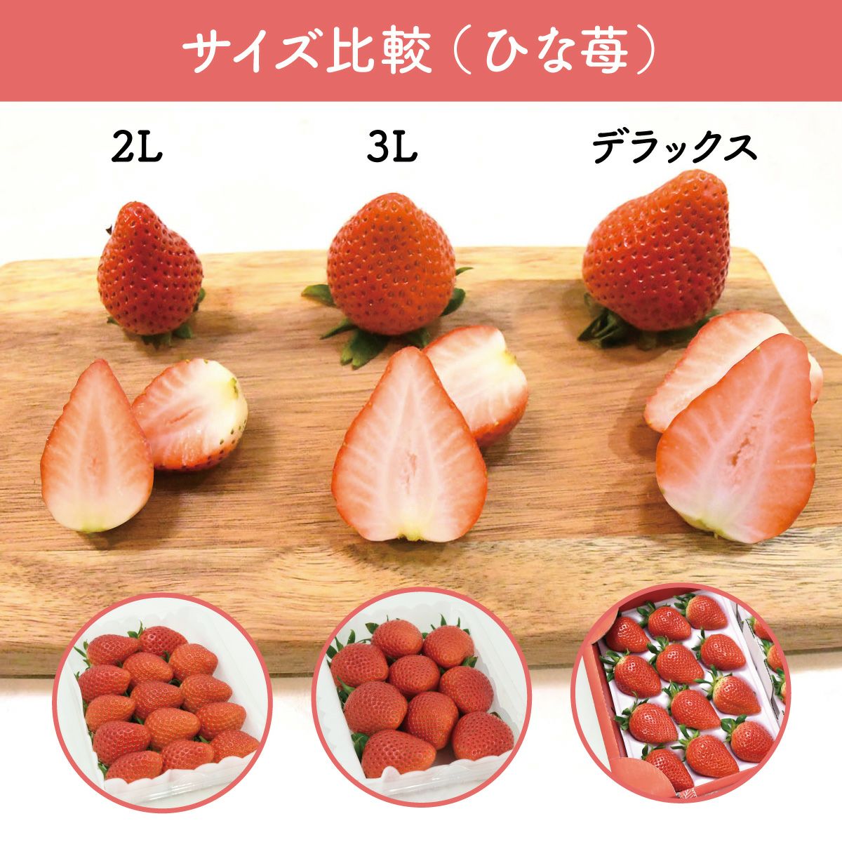 いちご ひな苺（やよいひめ）デラックス DXサイズx2トレイ【送料無料
